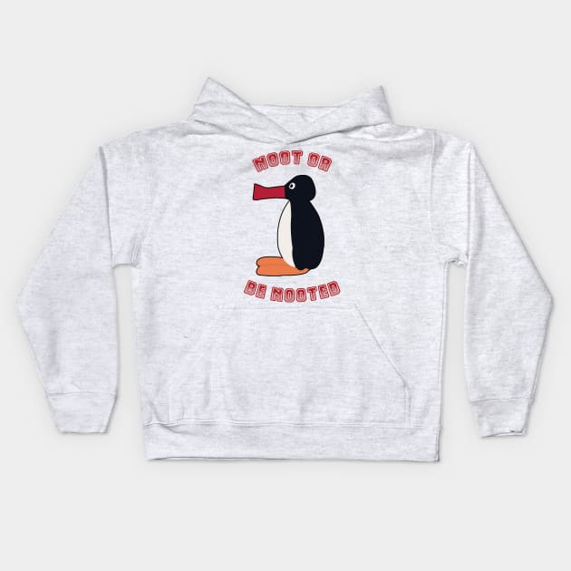 Pingu Noot or Be Nooted Kids Hoodie by Hevding